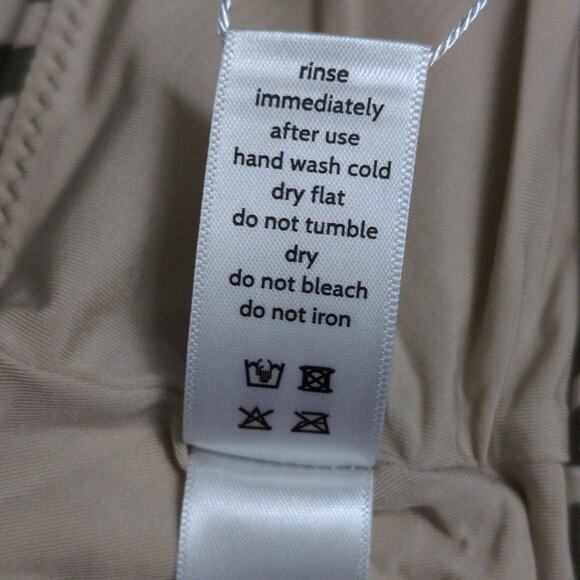 Andie The Hipster Bottom Bias Stripe Olive Animal Print Zebra Size M New - Picture 9 of 12